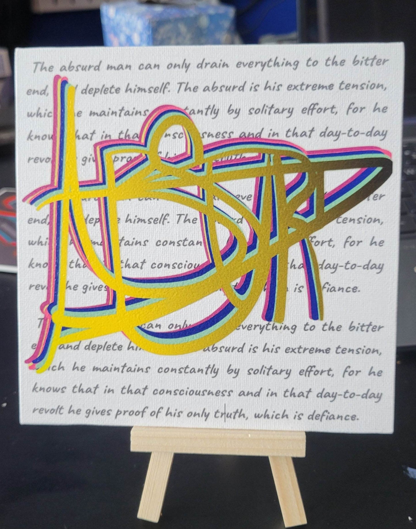 Absurd 6x6 Art Print - Gacho Bad Designs