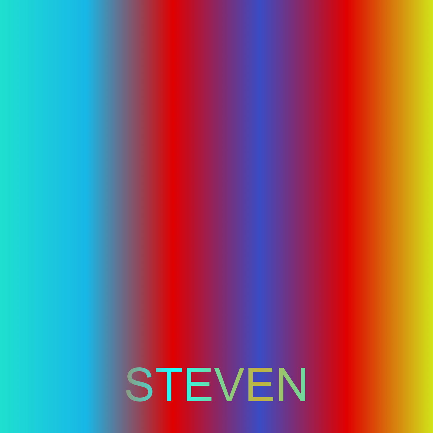 The Color of Names Art Print
