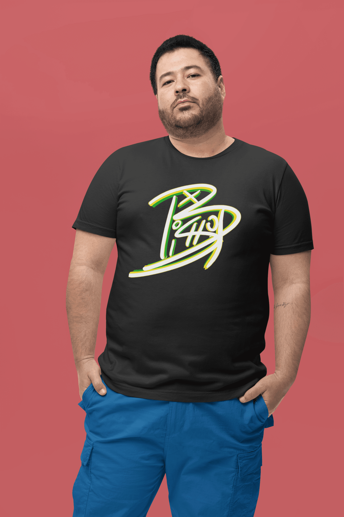 Bishop TX Graffiti Style Graphic T-Shirt - Gacho Bad Designs