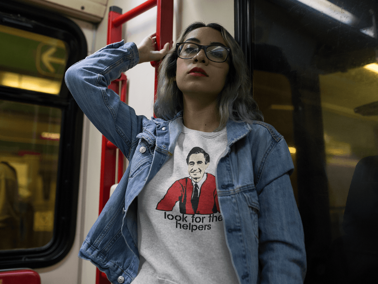 Look for the Helpers Graphic T-Shirt - Gacho Bad Designs