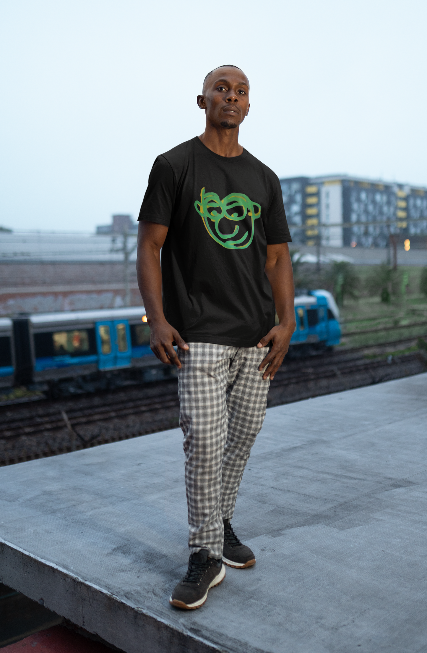 Garage Faces Series: Face 3 Graphic T-Shirt