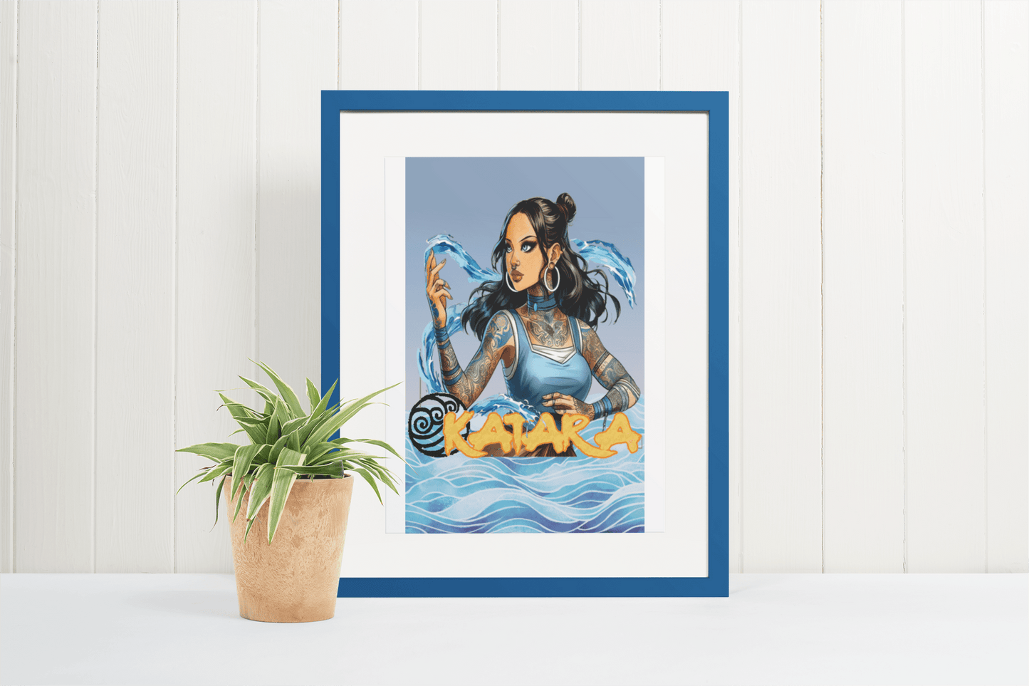 Barrio Bender Katara 8x12 Art Print - Gacho Bad Designs