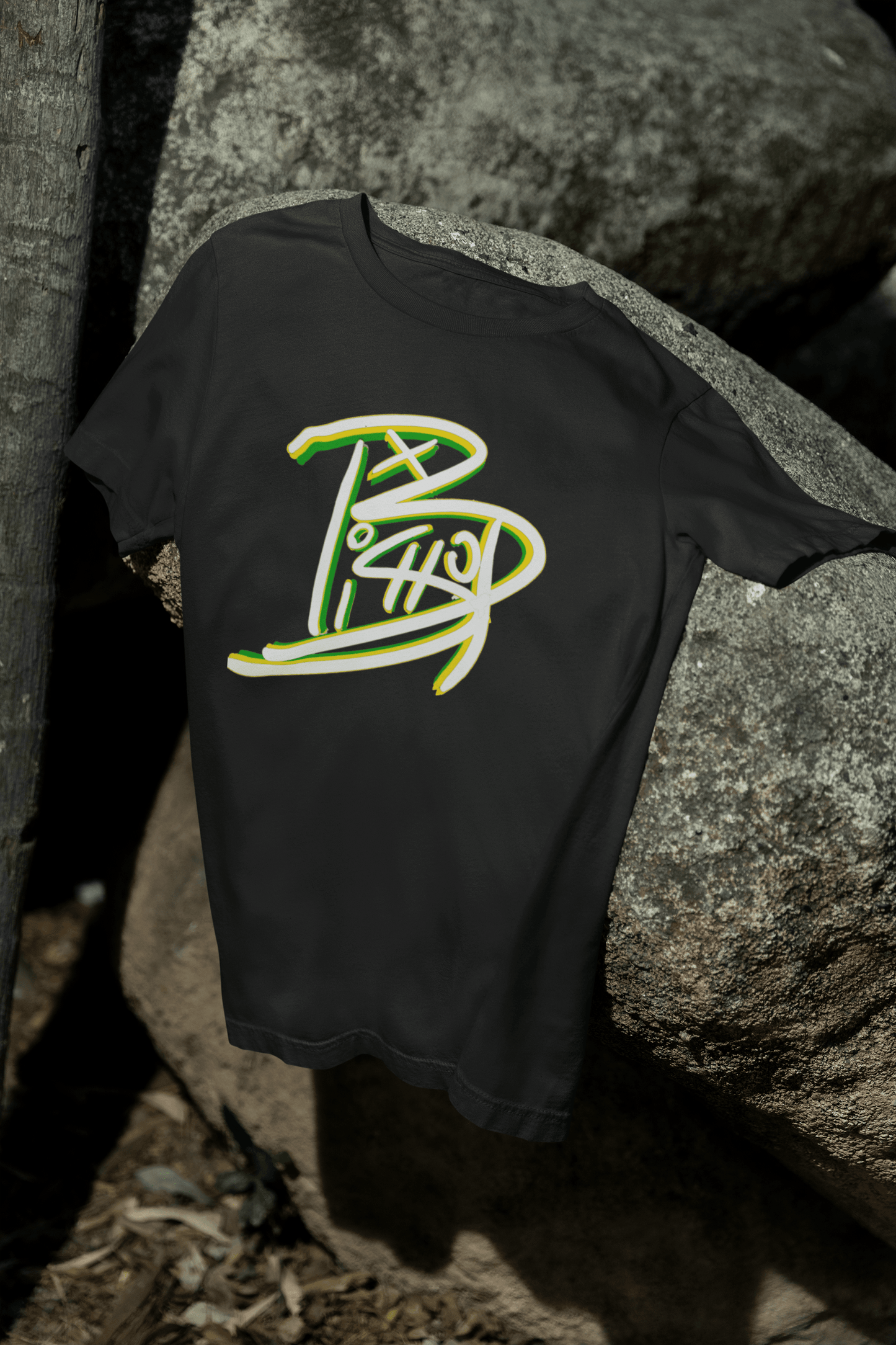 Bishop TX Graffiti Style Graphic T-Shirt - Gacho Bad Designs