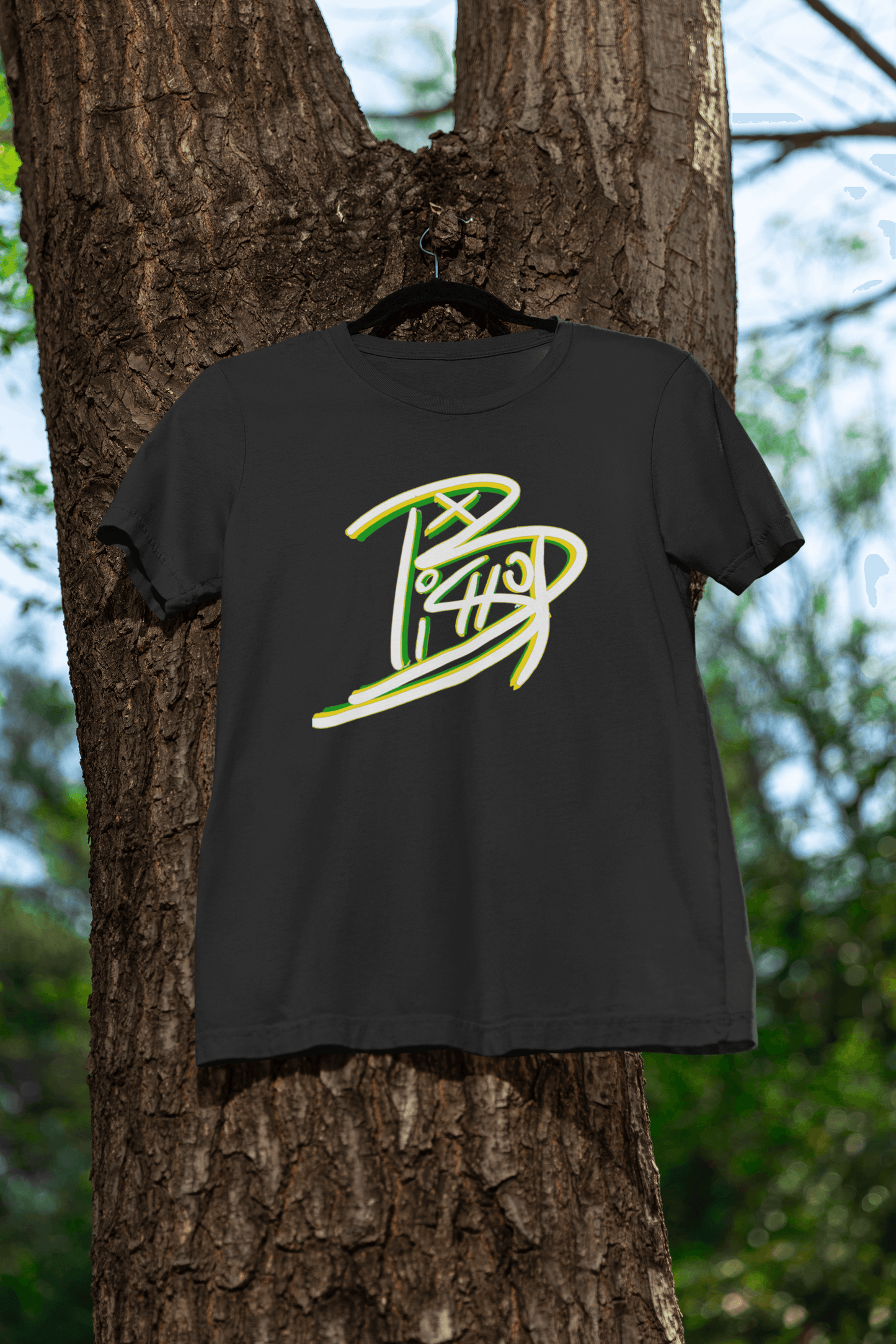 Bishop TX Graffiti Style Graphic T-Shirt - Gacho Bad Designs