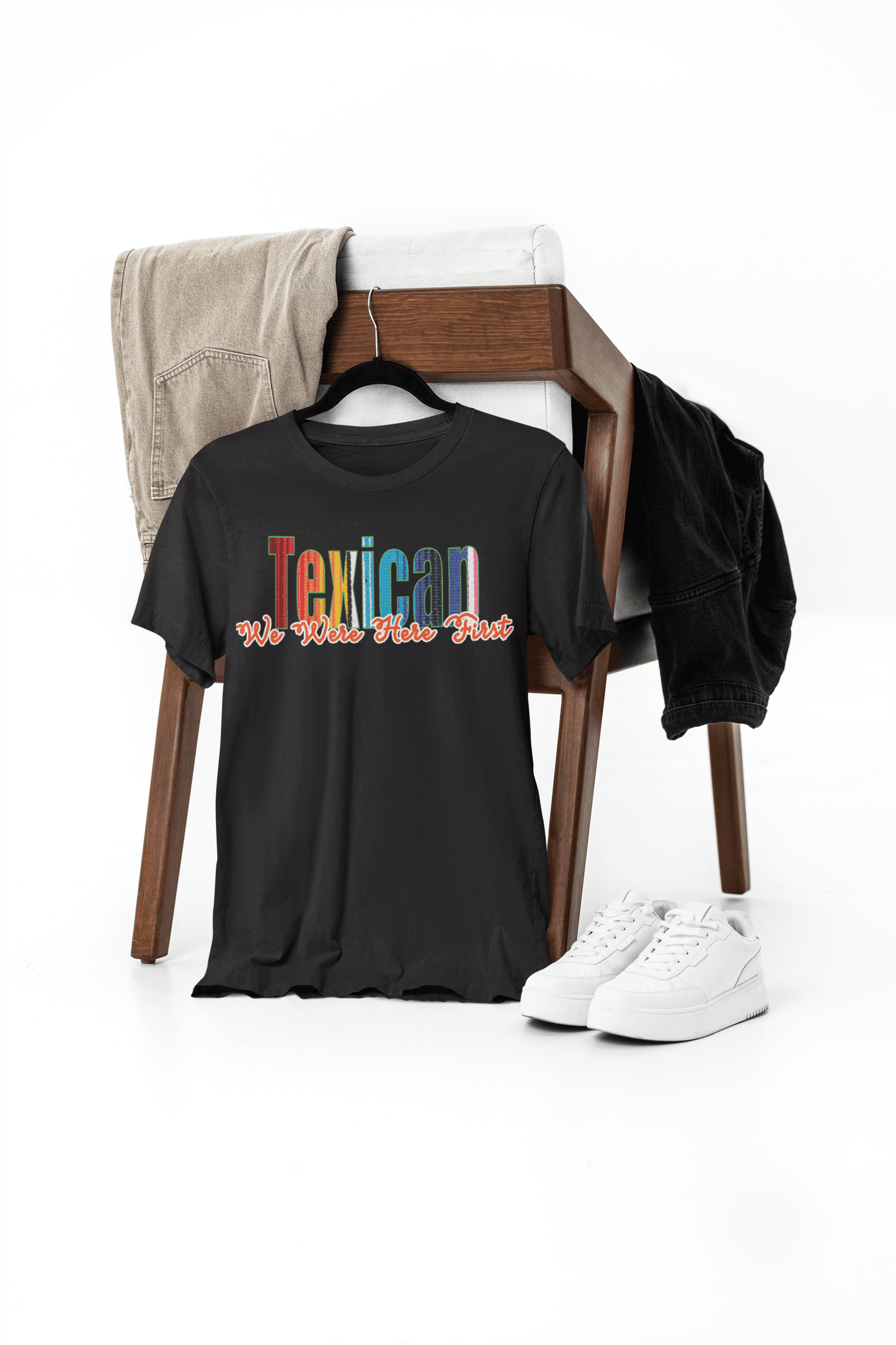 Texican: We Were Here First Graphic T-Shirt - Gacho Bad Designs