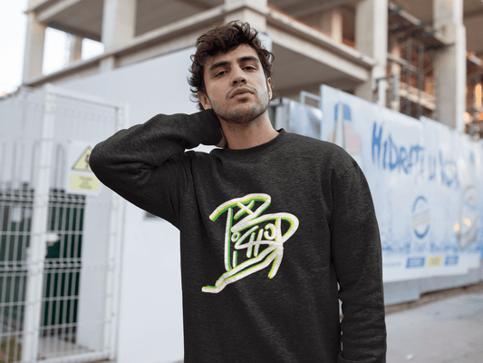 Bishop TX Graffiti Style Graphic Sweatshirt - Gacho Bad Designs