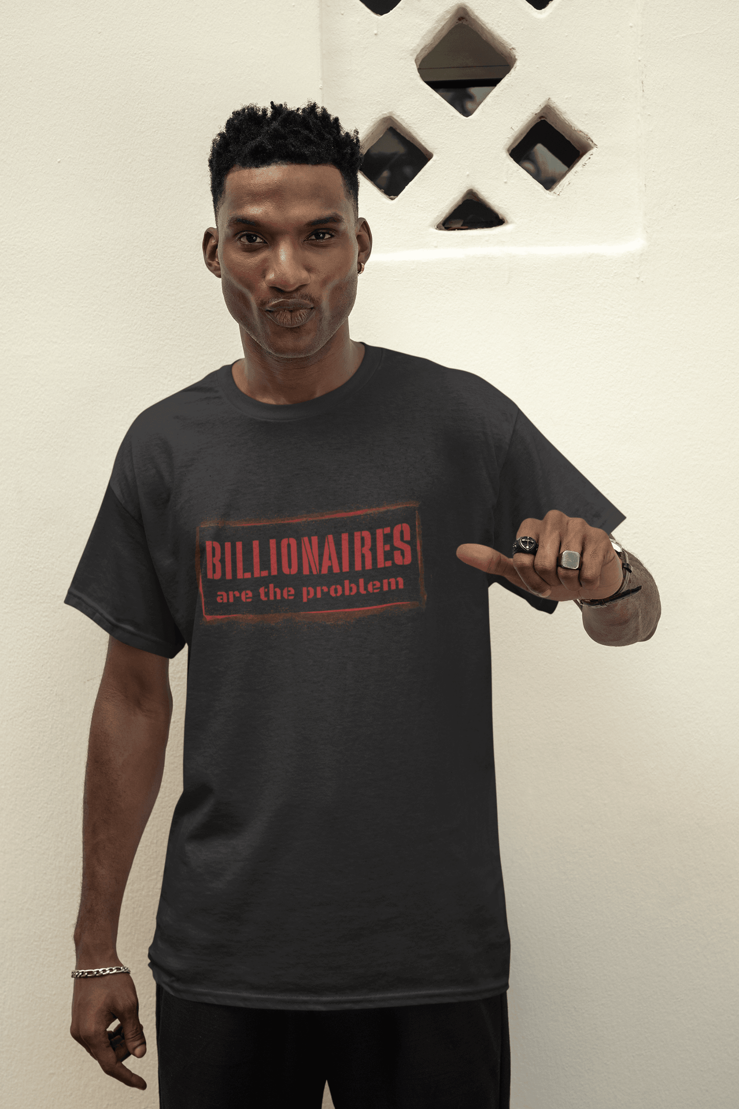 Billionaires are the Problem Graphic T-Shirt - Gacho Bad Designs