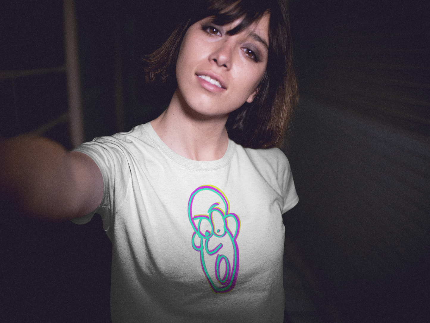 Garage Faces Series: Face 2 Graphic T-Shirt