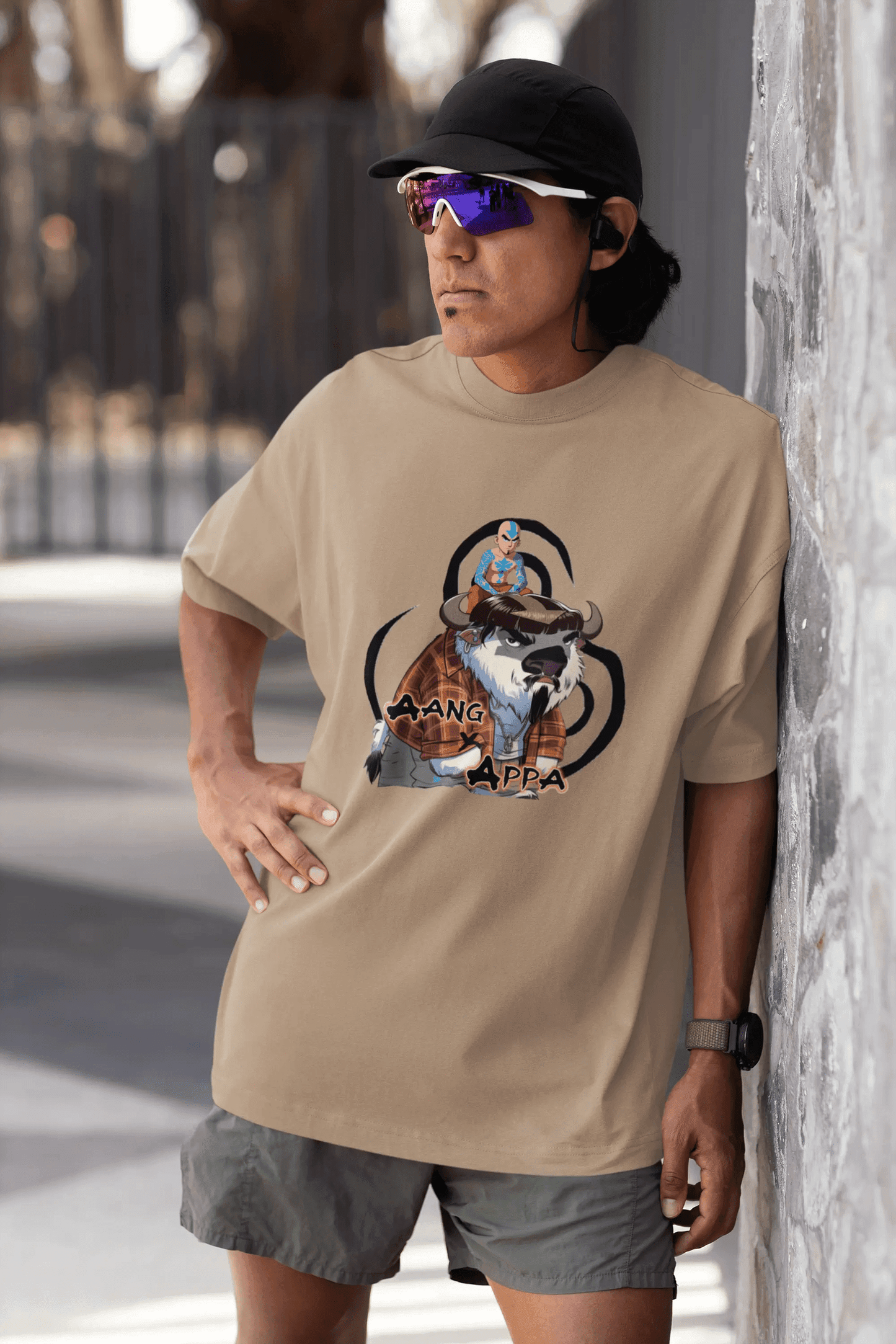 Aang x Appa: The Barrio Benders Graphic T-Shirt - Gacho Bad Designs