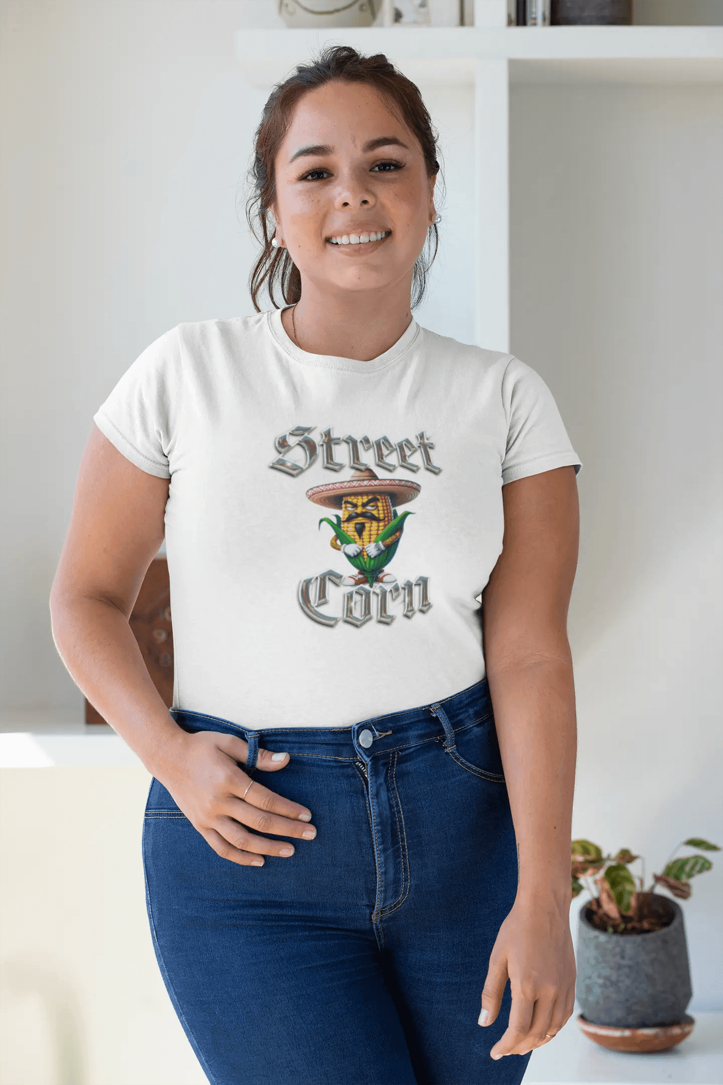 Street Corn Graphic T-Shirt - Gacho Bad Designs
