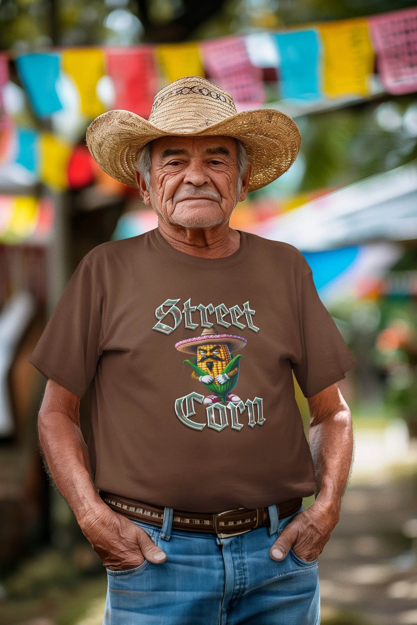 Street Corn Graphic T-Shirt - Gacho Bad Designs