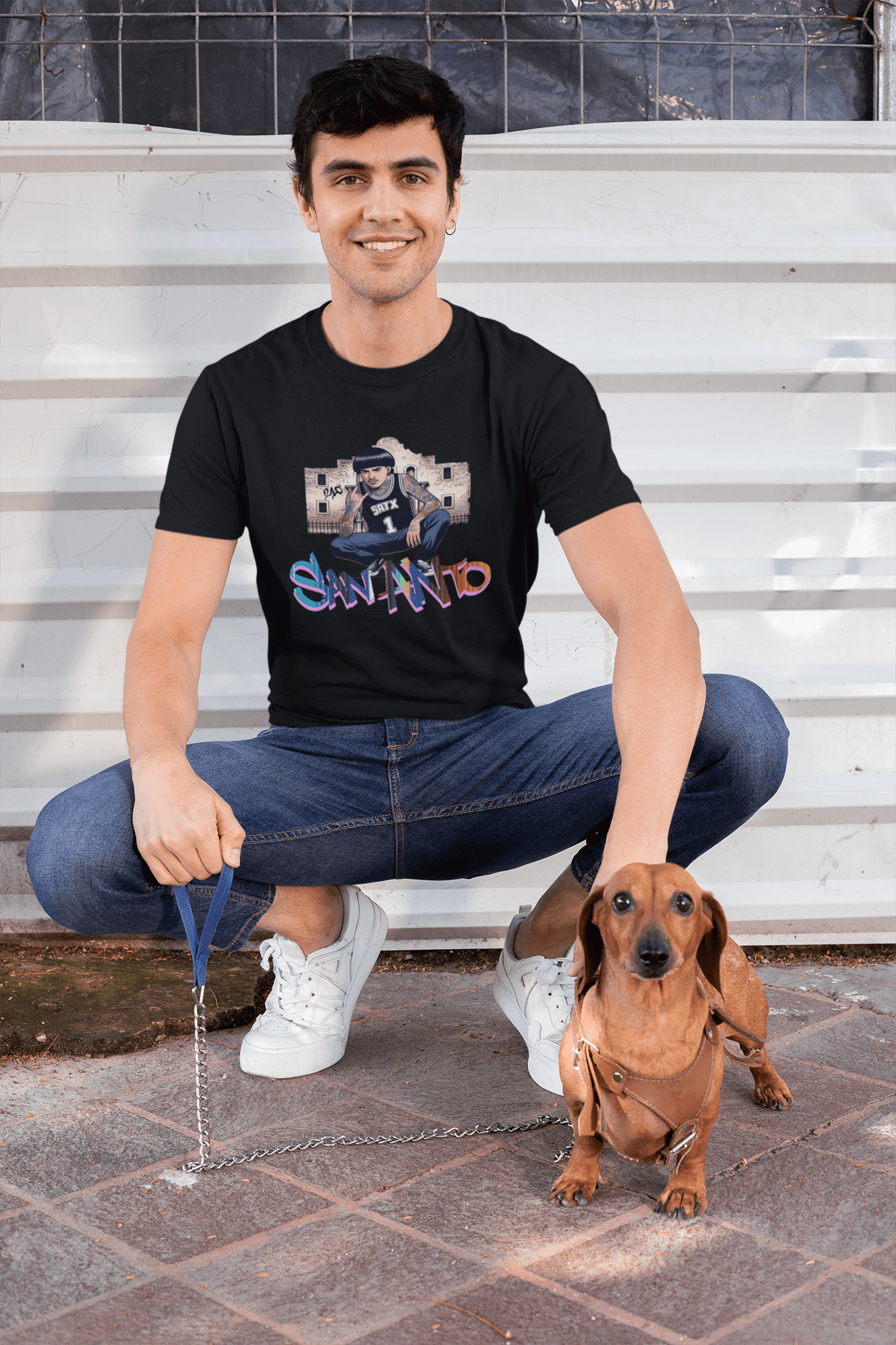 Support Your Local Edgar Graphic T-Shirt - Gacho Bad Designs