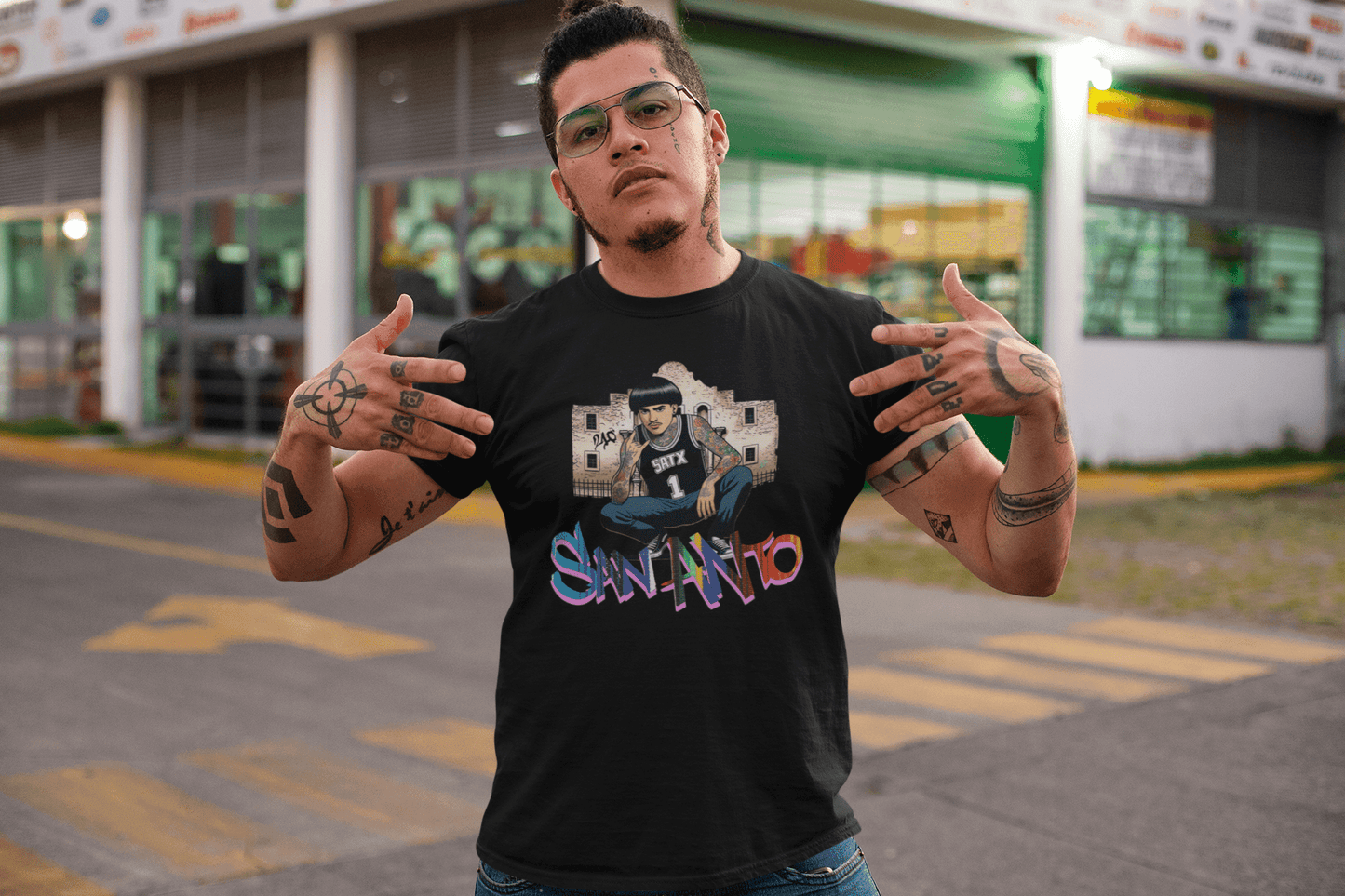 Support Your Local Edgar Graphic T-Shirt - Gacho Bad Designs