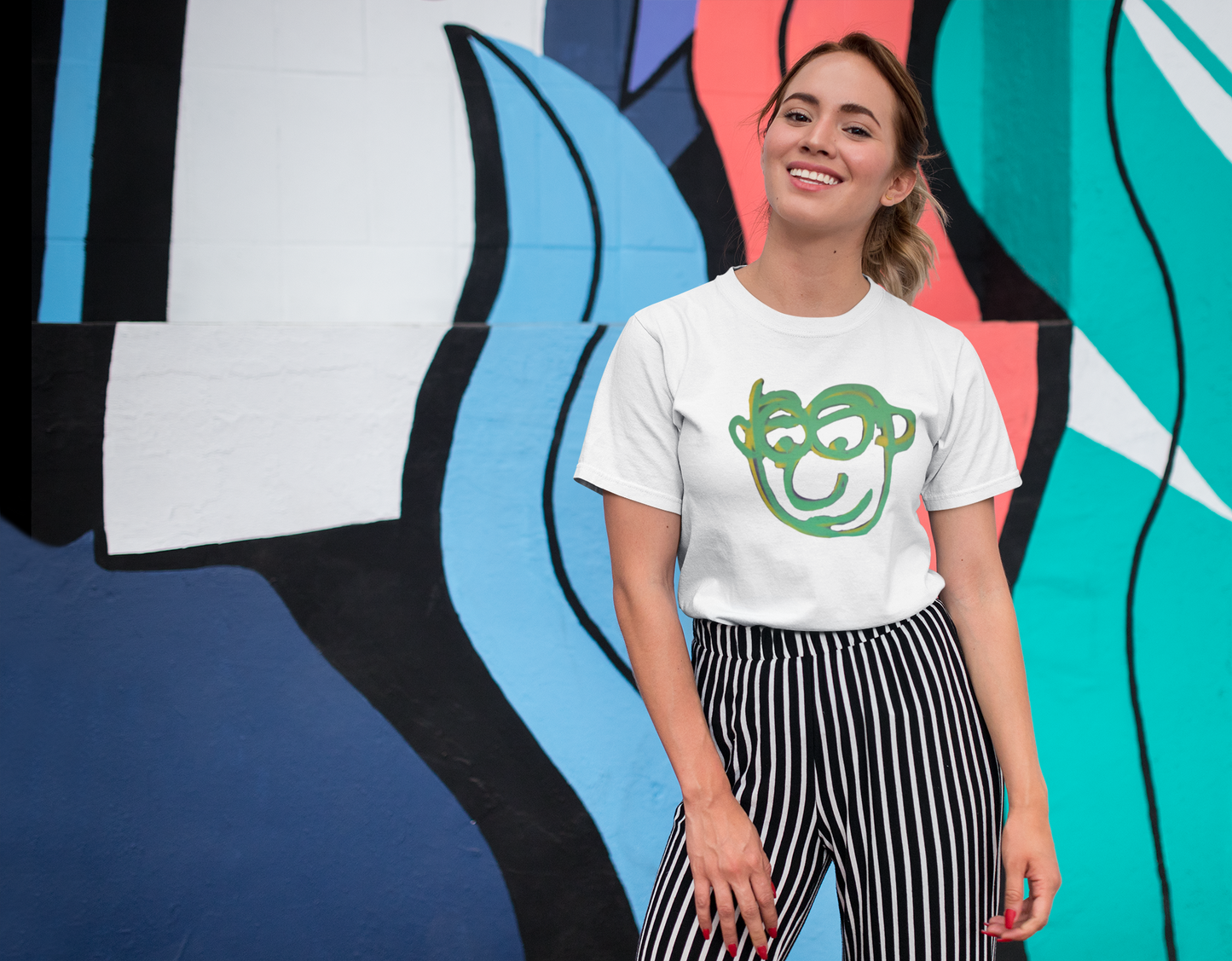 Garage Faces Series: Face 3 Graphic T-Shirt