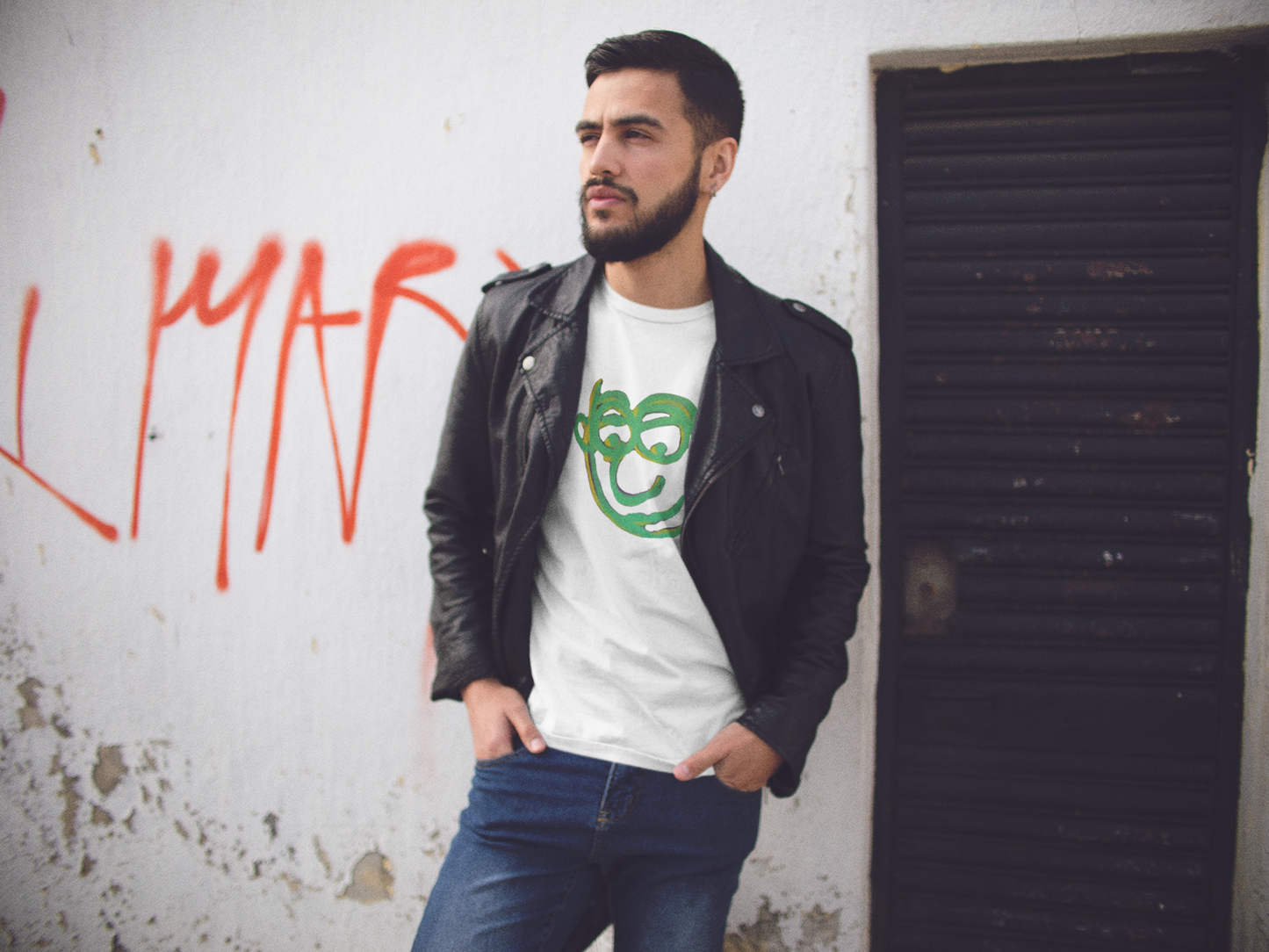 Garage Faces Series: Face 3 Graphic T-Shirt