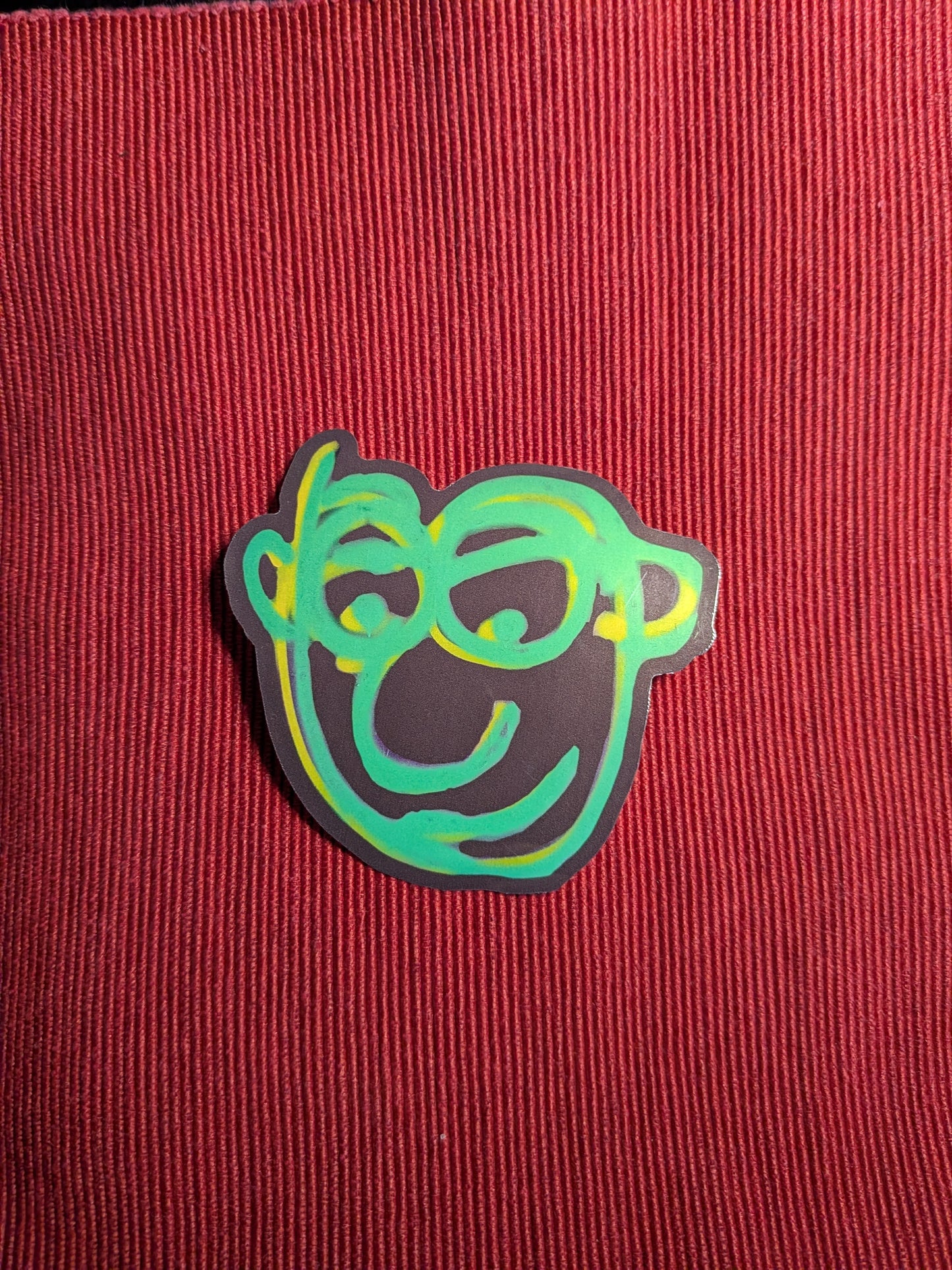 Garage Face 3  - Sticker