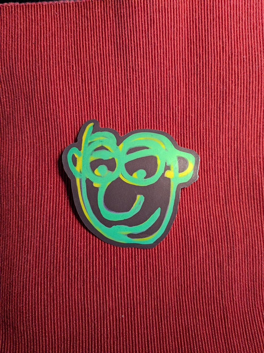 Garage Face 3  - Sticker