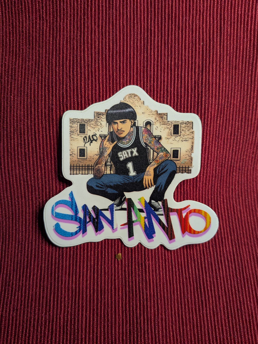 Edgars in San Anto - Sticker