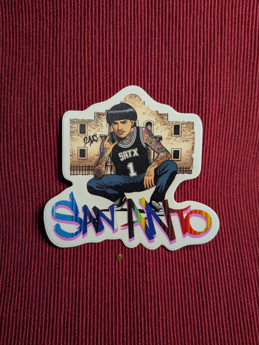 Edgars in San Anto - Sticker
