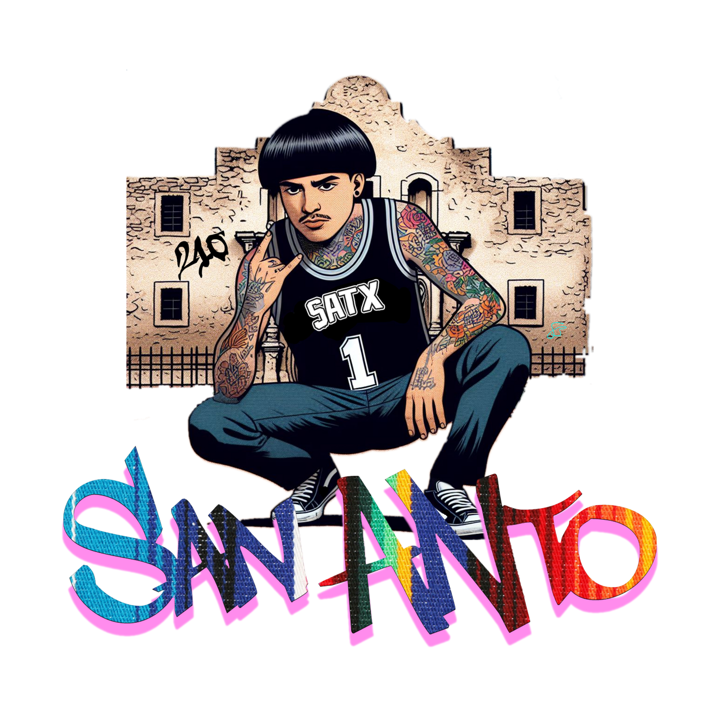 Edgars in San Anto - Sticker