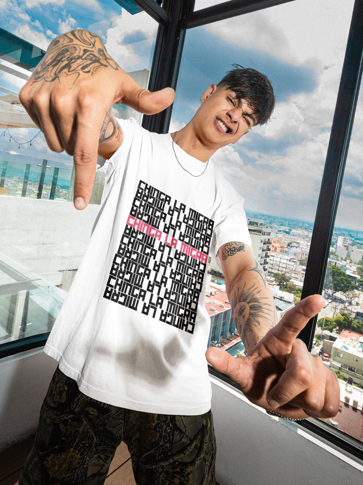 China La Migra Graphic T-Shirt