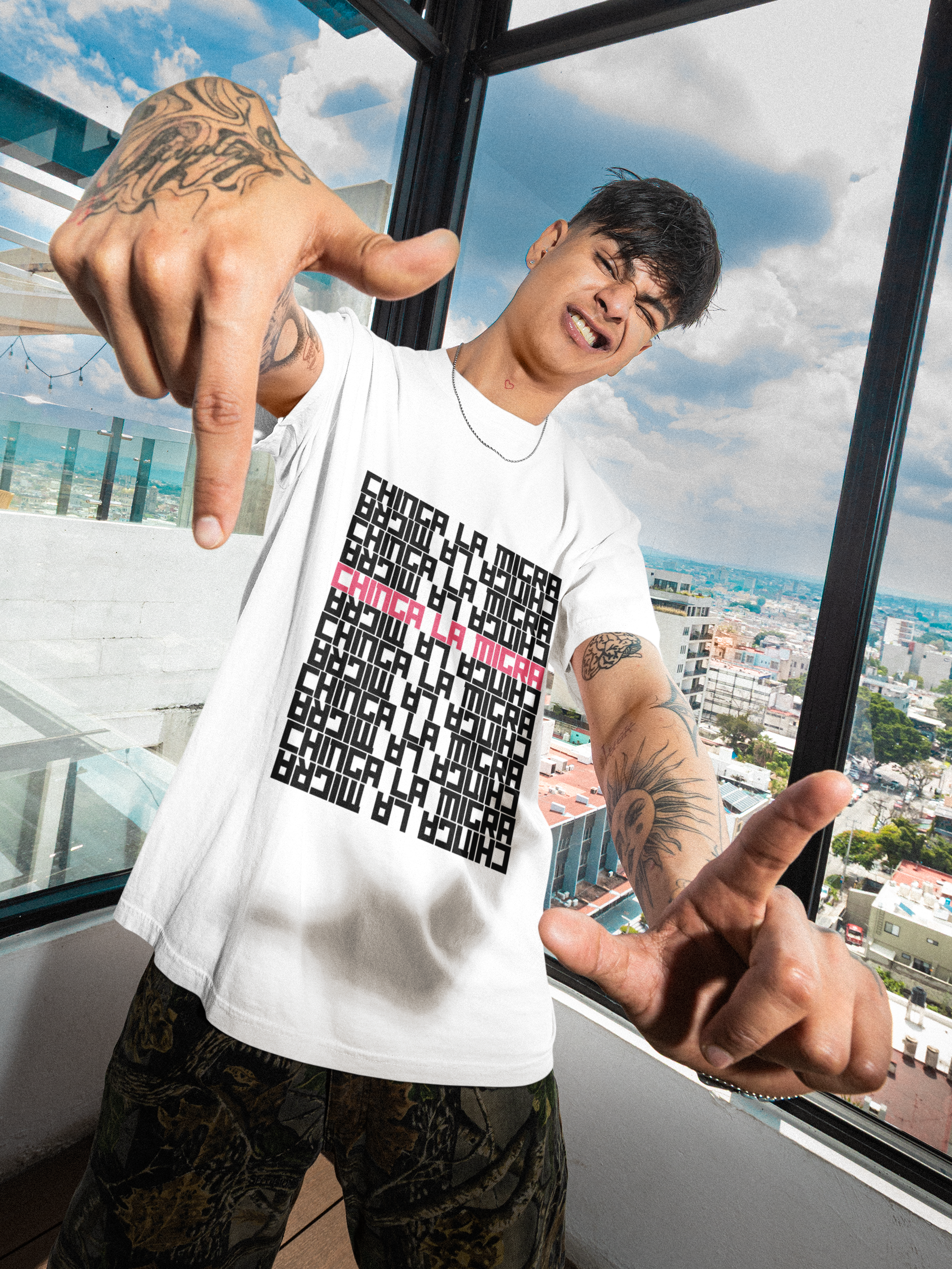 China La Migra Graphic T-Shirt