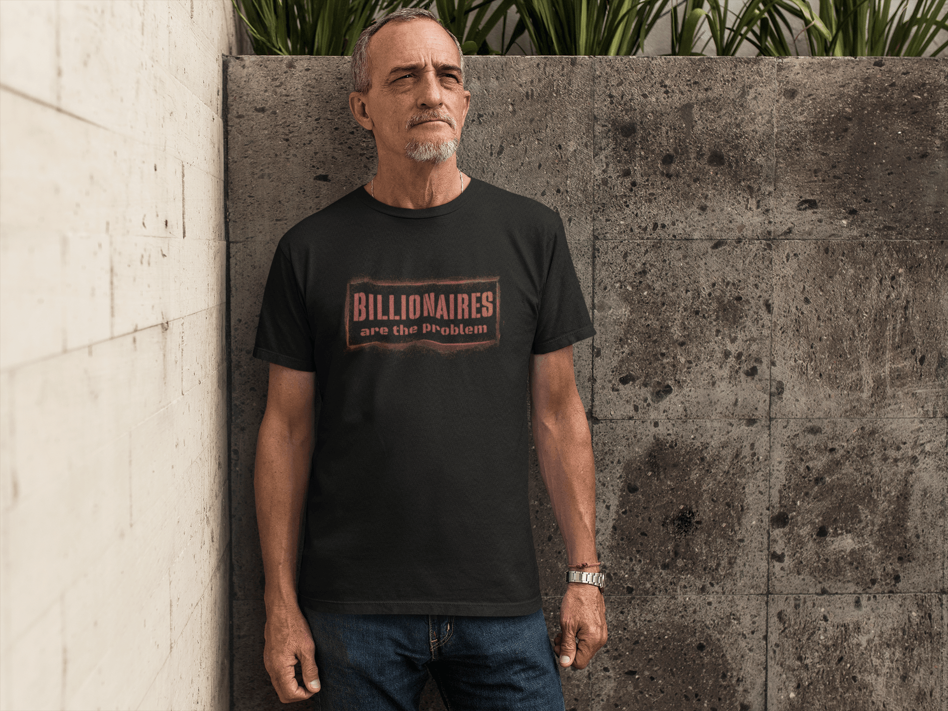Billionaires are the Problem Graphic T-Shirt - Gacho Bad Designs