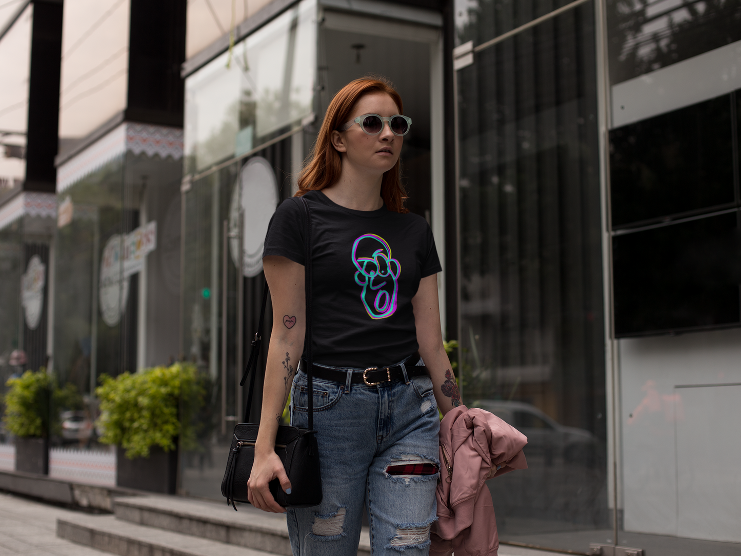 Garage Faces Series: Face 2 Graphic T-Shirt