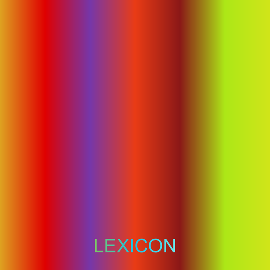 The Color of Names Art Print