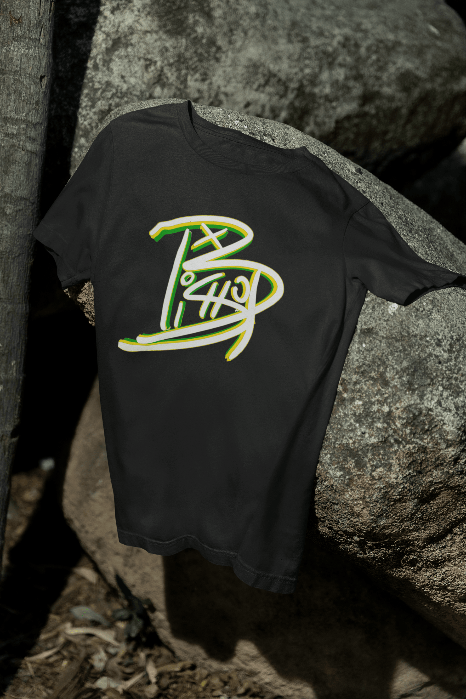 Bishop TX Graffiti Style Graphic T-Shirt - Gacho Bad Designs