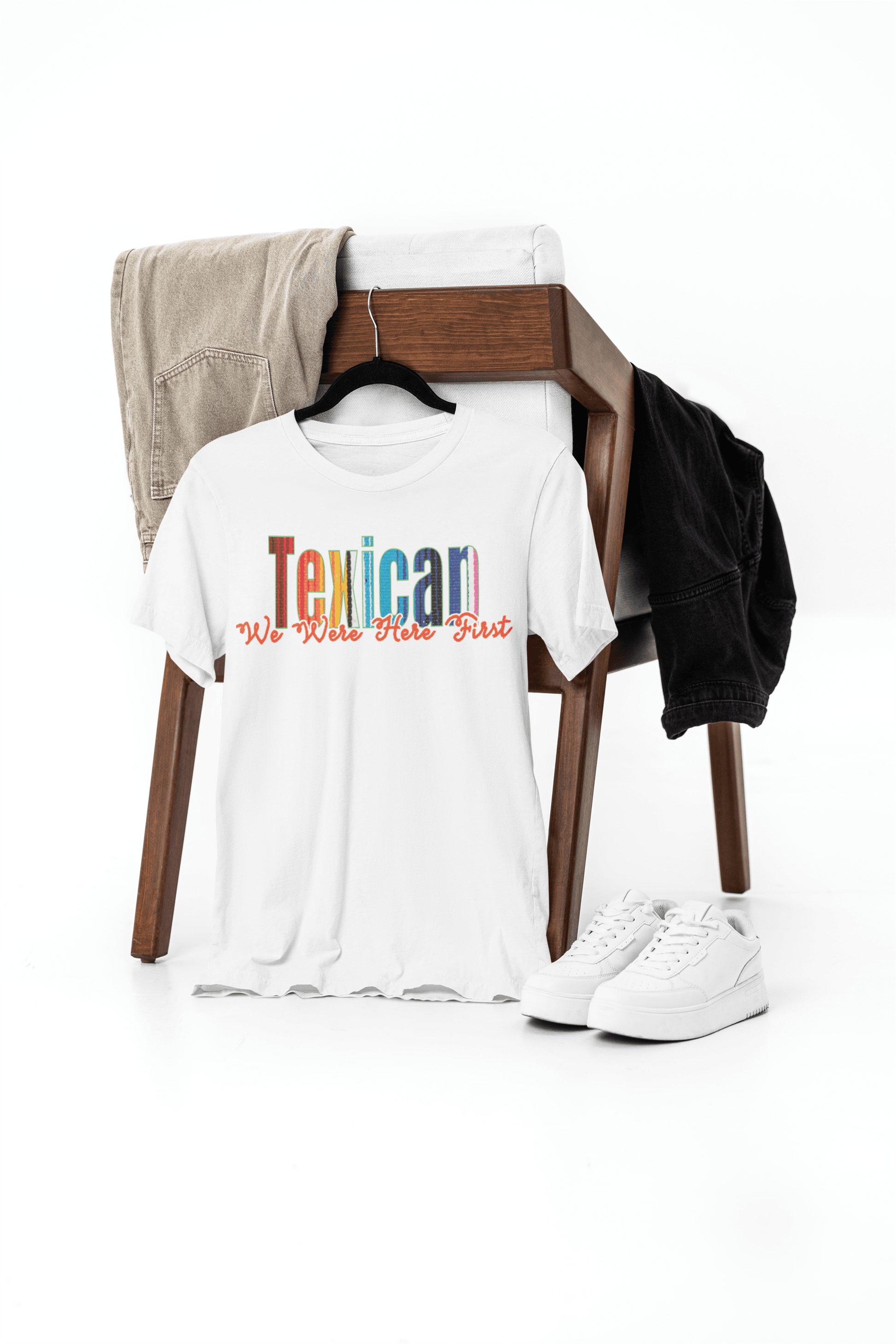 Texican: We Were Here First Graphic T-Shirt - Gacho Bad Designs