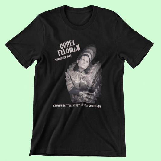 Corey A. Feldman “Comeback King” T‑Shirt