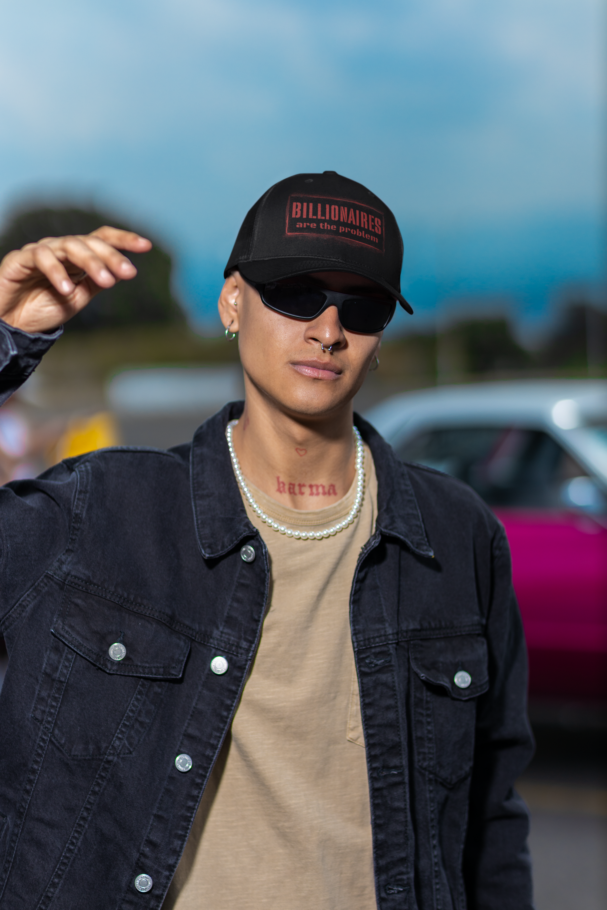 Billionaires Are the Problem Embroidered Snapback Cap