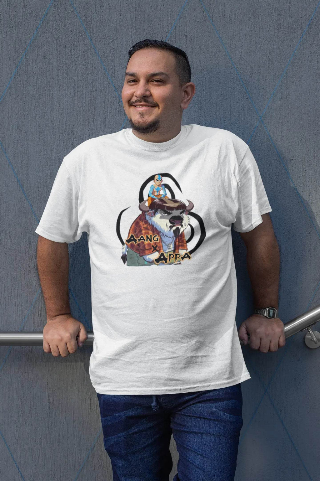 Aang x Appa: The Barrio Benders Graphic T-Shirt - Gacho Bad Designs