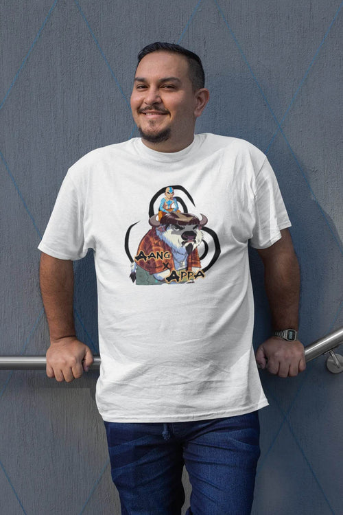 Aang x Appa: The Barrio Benders Graphic T-Shirt - Gacho Bad Designs