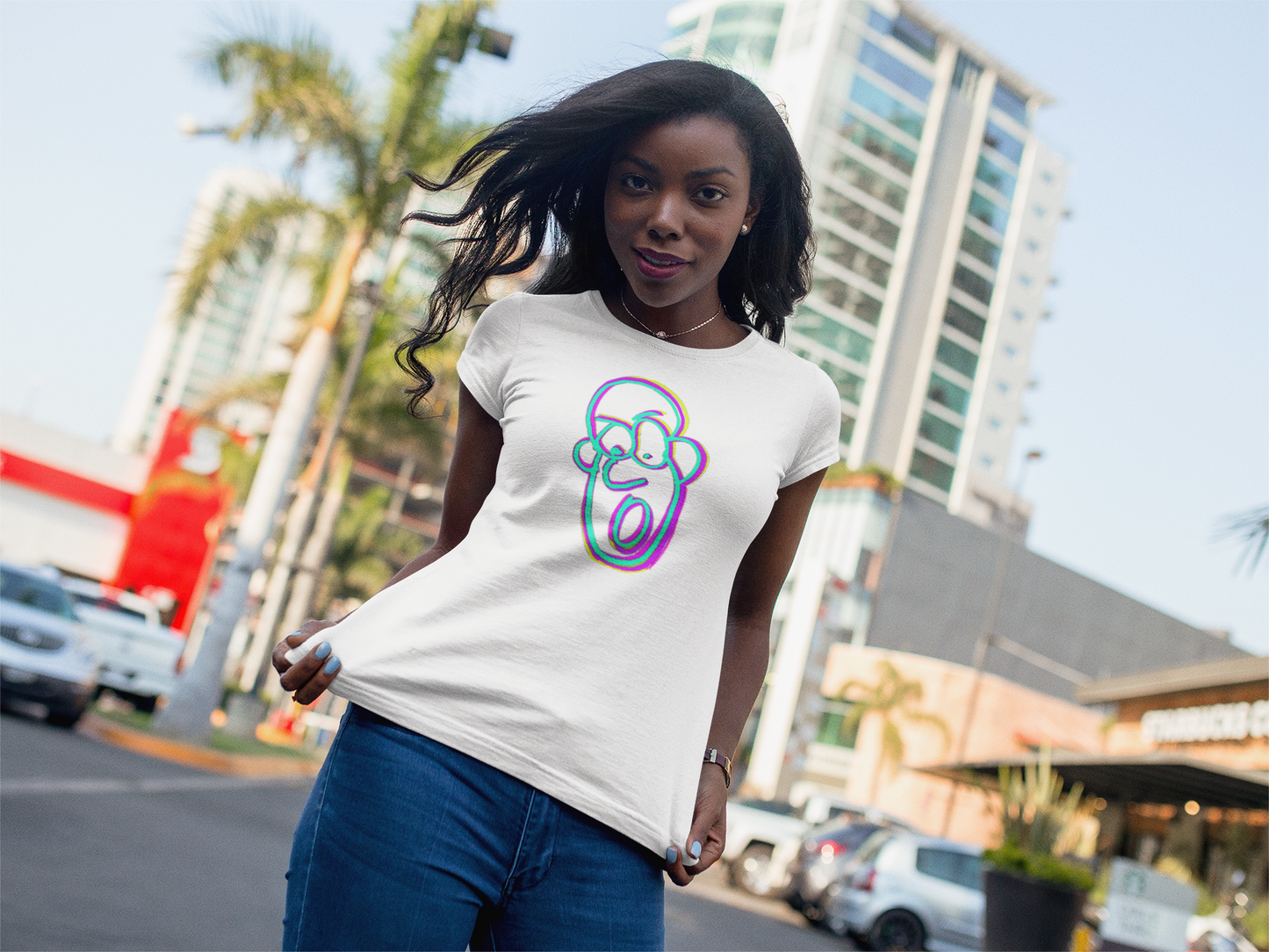 Garage Faces Series: Face 2 Graphic T-Shirt