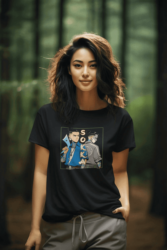 Sokka: The Barrio Benders Anime Graphic T-Shirt - Gacho Bad Designs