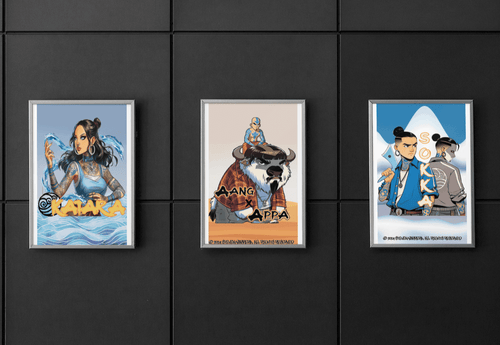 Barrio Bender Aang x Appa 8x12 Art Print - Gacho Bad Designs