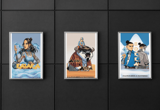 Barrio Bender Aang x Appa 8x12 Art Print - Gacho Bad Designs