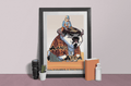 Barrio Bender Aang x Appa 8x12 Art Print - Gacho Bad Designs