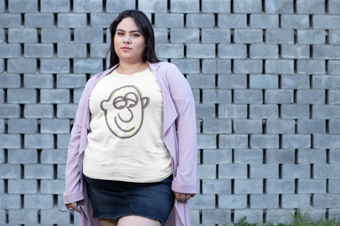 Garage Faces Series: Face 1 Graphic T-Shirt