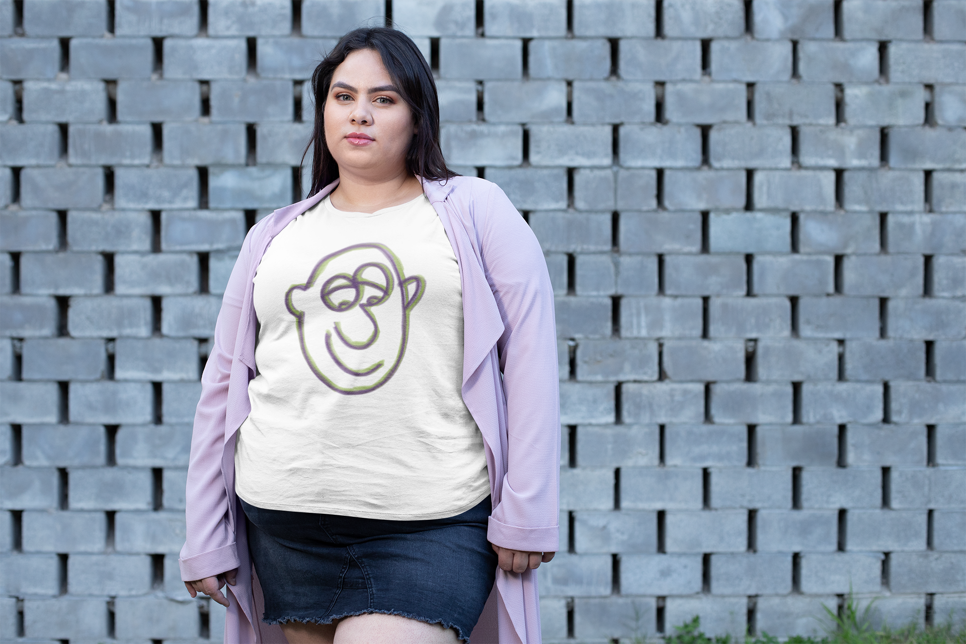 Garage Faces Series: Face 1 Graphic T-Shirt