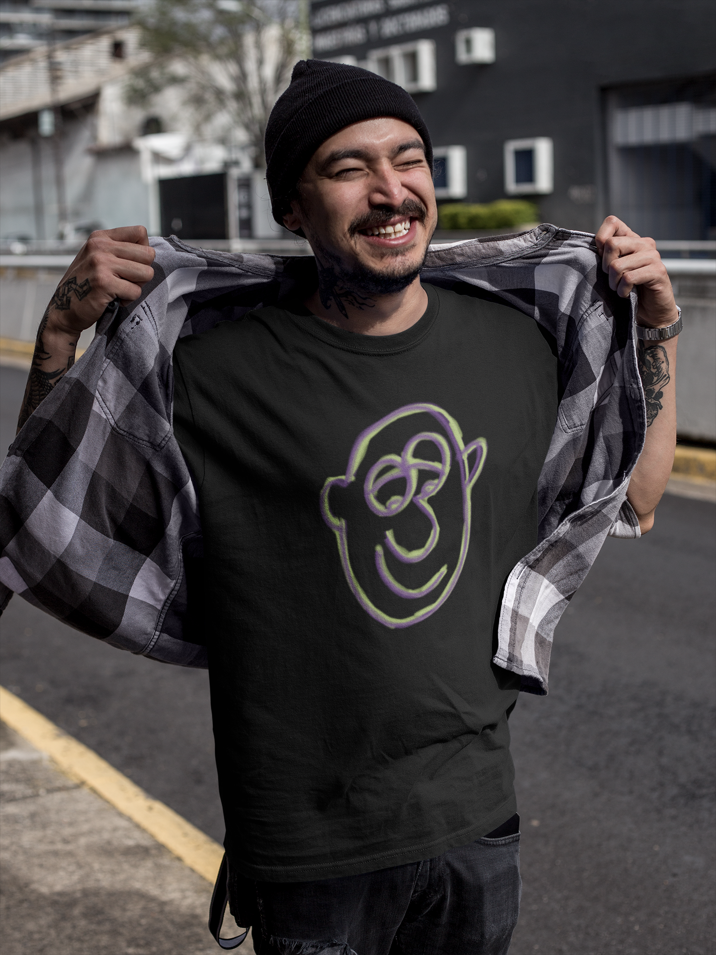 Garage Faces Series: Face 1 Graphic T-Shirt