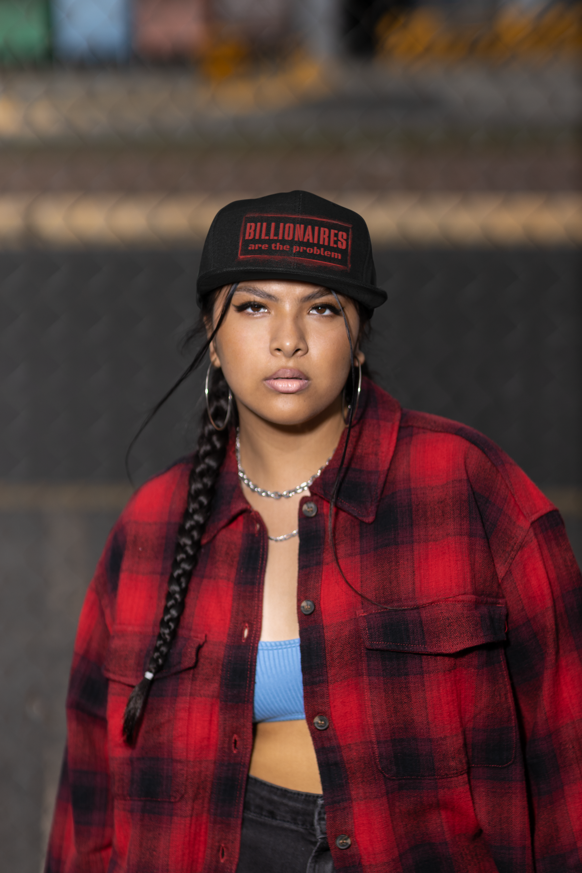 Billionaires Are the Problem Embroidered Snapback Cap