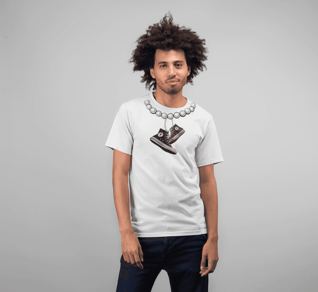 Chucks and Pearls - Graphic T-Shirt - Gacho Bad Designs