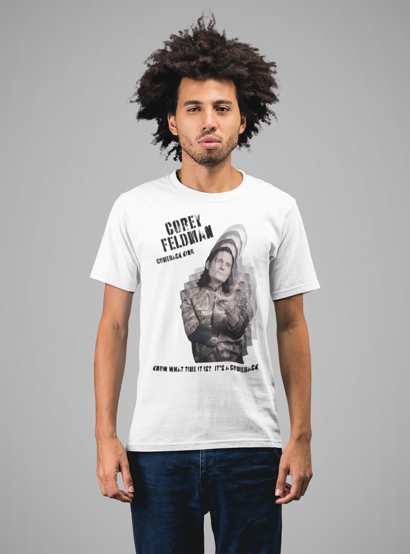 Corey A. Feldman “Comeback King” T‑Shirt