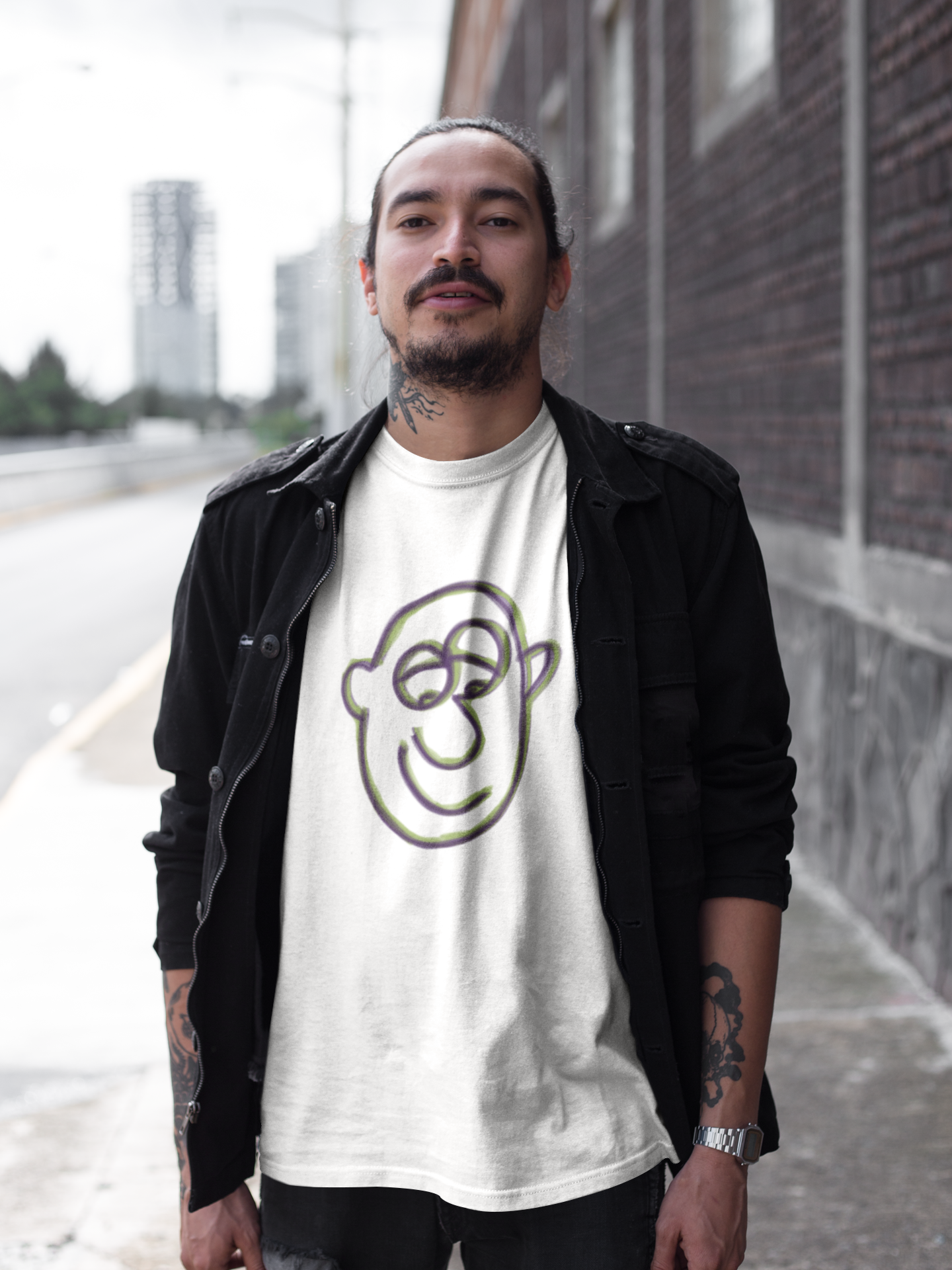 Garage Faces Series: Face 1 Graphic T-Shirt