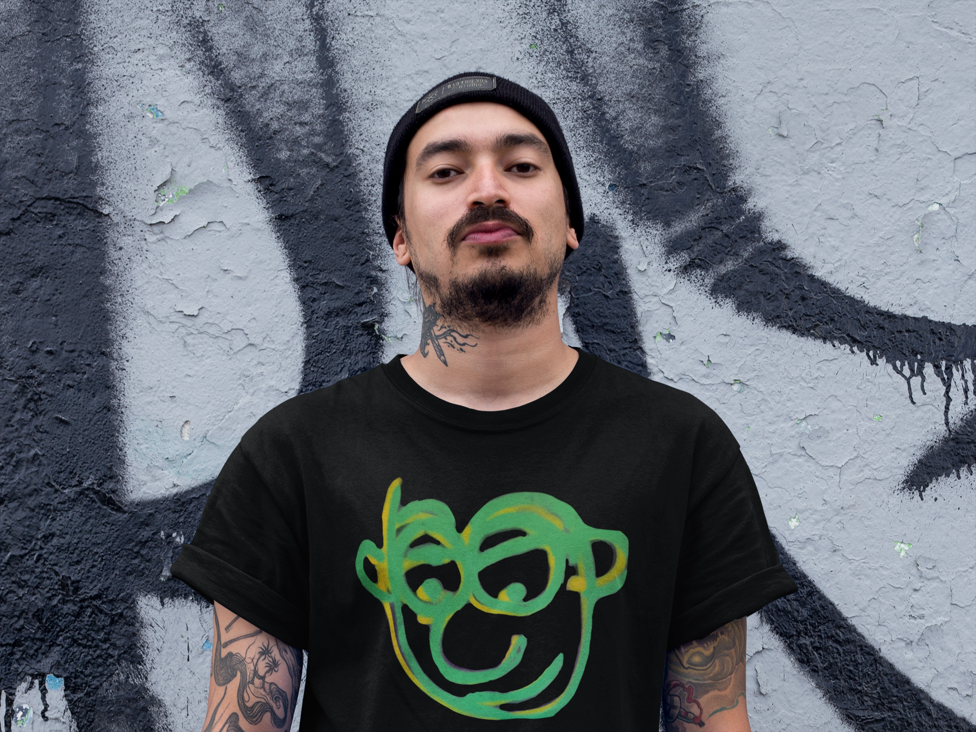 Garage Faces Series: Face 3 Graphic T-Shirt