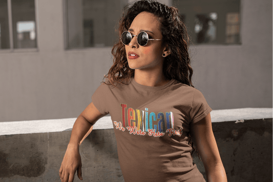 Texican: We Were Here First Graphic T-Shirt - Gacho Bad Designs
